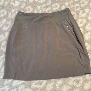 Athleta Women’s Soho Skort Skirt Built In Shorts Athletic Hiking Mineral Brown 0